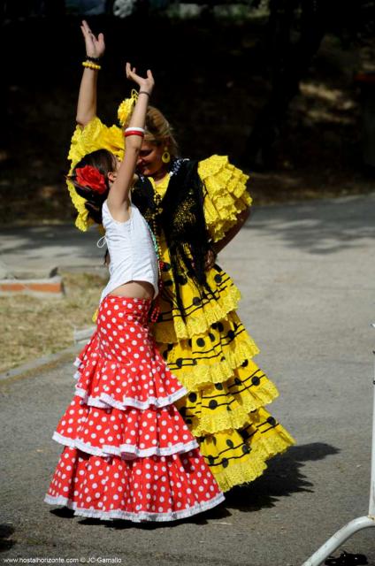Feria de Abril en Madrid Spain. Traje de Sevillanas 0146 Feria de Abril en Madrid Spain. Traje de Sevillanas 0146